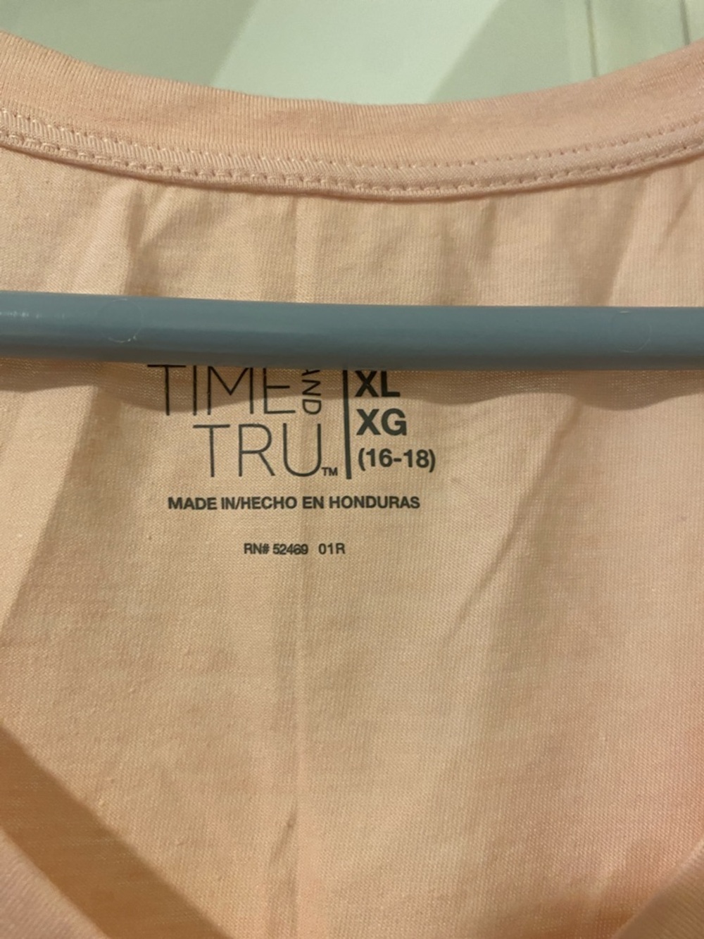 Bundle of (2) size XL(16-18)  Time&Tru Tshirt New With Tags - Picture 4 of 6